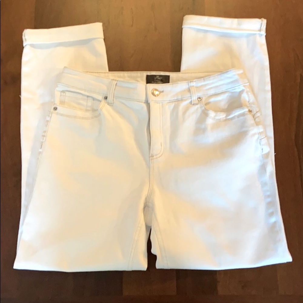 Chico's So Lifting White Jeans